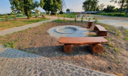 Na zdjęciu widoczne miejsce rekreacji przy ulicy Ciesielczuka