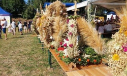 Wińce dożynkowe na stołach