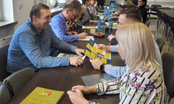 Na zdjęciu uczestnicy warsztatu