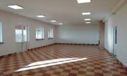 Na zdjęciu wnętrze świetlicy w Mojsławicach po modernizacji